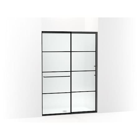 Kohler Elate 5/16 Shower Door 75 1/2 X 53 5/8 707614-8G80-BL